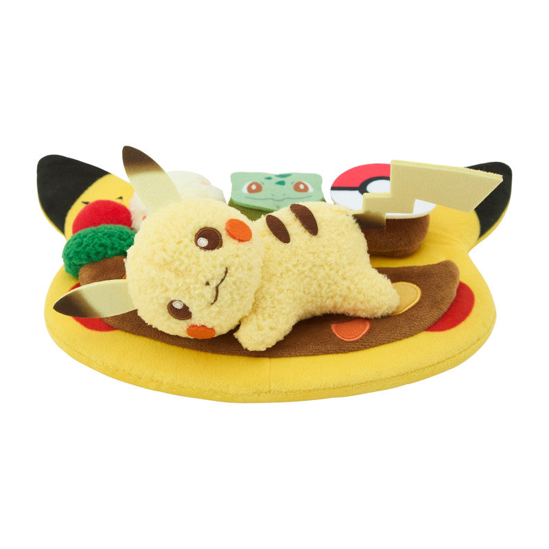 Cafe Plate Plush Pikachu PokΓ©mon Cafe & Pikachu Sweets