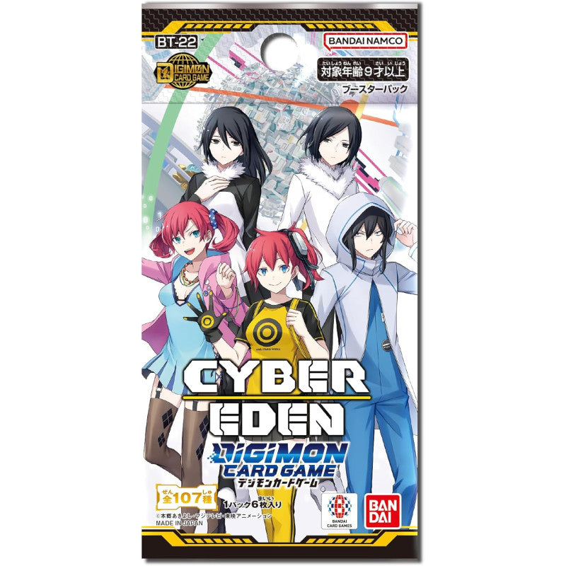 CYBER EDEN Booster Box Digimon Card Game BT-22