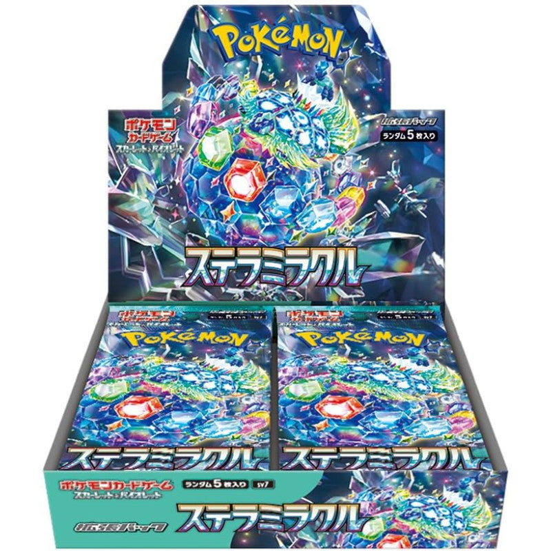 Stellar Miracle Scarlet & Violet Booster Box sv7 Pokémon Card Game